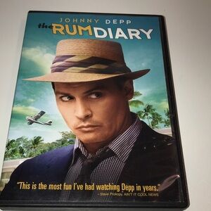 Blu-ray Disc Johnny Depp in The Rum Diary pre owned